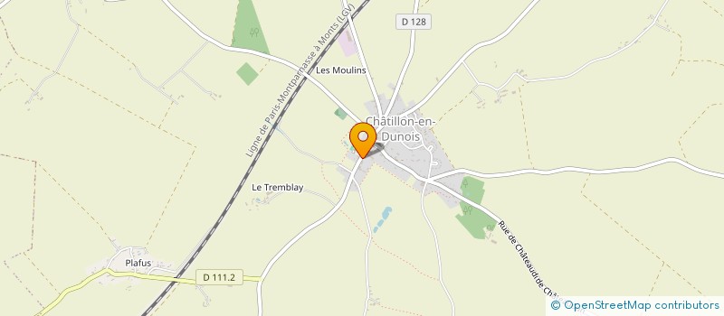 localisation de l'entreprise ASSOCIATION DES PARENTS D'ELEVES DE L'ECOLE PRIMAIRE DE CHATILLON-EN-DUNOIS à VALD'YERRE