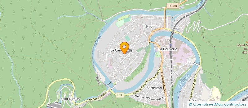 localisation de l'entreprise ASSOCIATION DES PARENTS D'ELEVES DE L'ECOLE PRIMAIRE JEAN D'ORMESSON (APE JEAN D'ORMESSON)  REVIN