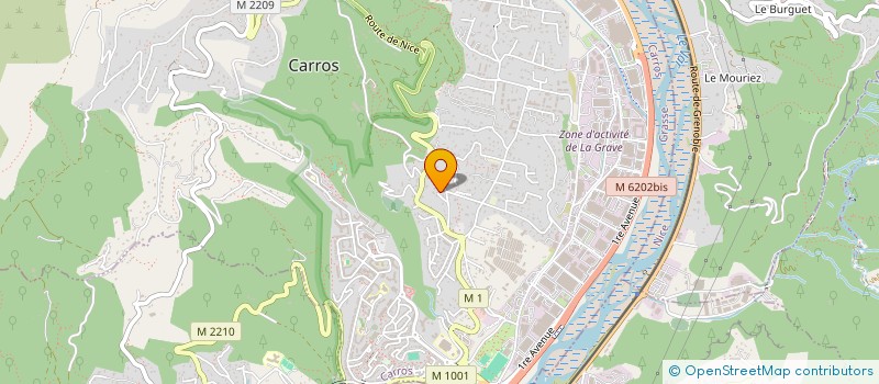 localisation de l'entreprise ASSOCIATION DES PARENTS D'ELEVES DE L'ECOLE PRIMAIRE O.D.V GUILLONNET CARROS à CARROS