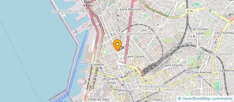 localisation de l'entreprise ASSOCIATION DES PARENTS D'ELEVES DE L'ECOLE PRIMAIRE PEYSSONNEL 1 C'EST NOUS à MARSEILLE