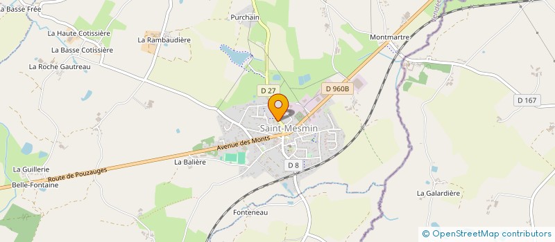 localisation de l'entreprise ASSOCIATION DES PARENTS D'ELEVES DE L'ECOLE PRIMAIRE PRIVEE MIXTE DE SAINT MESMIN  SAINT-MESMIN