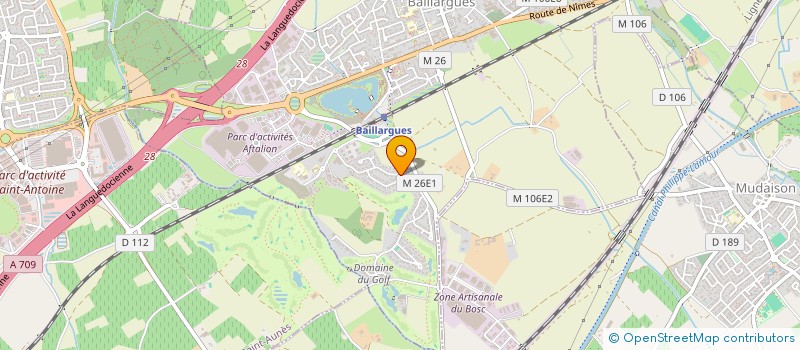 localisation de l'entreprise ASSOCIATION DES PARENTS D'ELEVES DE L'ECOLE PRIVEE BILINGUE INTERNATIONALE DE BAILLARGUES à BAILLARGUES