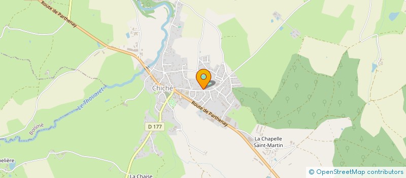 localisation de l'entreprise ASSOCIATION DES PARENTS D'ELEVES DE L'ECOLE PRIVEE DE GARCONS DE CHICHE  CHICHE