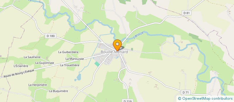 localisation de l'entreprise ASSOCIATION DES PARENTS D'ELEVES DE L'ECOLE PRIVEE DE NOTRE DAME DES ARDOISIERES à OMBREE D'ANJOU