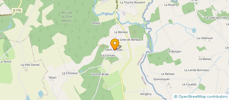 localisation de l'entreprise ASSOCIATION DES PARENTS D'ELEVES DE L'ECOLE PRIVEE DE SAINT RAOUL  GUER