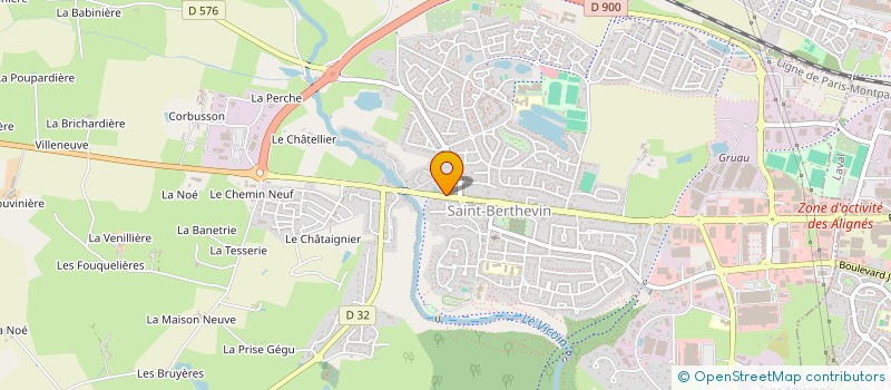 localisation de l'entreprise ASSOCIATION DES PARENTS D'ELEVES DE L'ECOLE PRIVEE JEANNE D'ARC à SAINT-BERTHEVIN