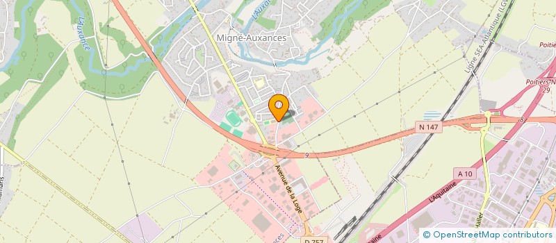 localisation de l'entreprise ASSOCIATION DES PARENTS D ELEVES DE L ECOLE PRIVEE L EAU VIVE à MIGNE-AUXANCES