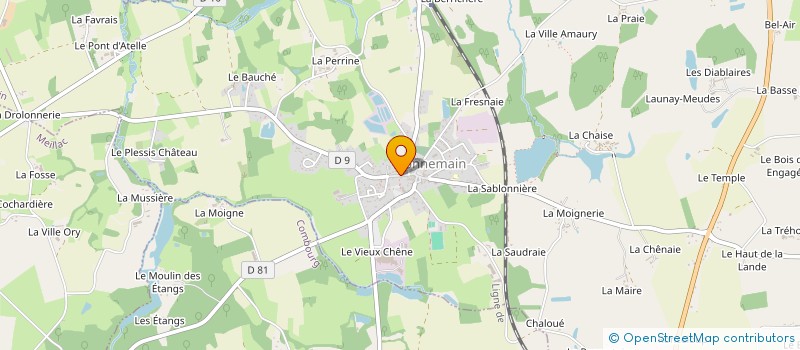 localisation de l'entreprise ASSOCIATION DES PARENTS D'ELEVES DE L'ECOLE PRIVEE MIXTE  BONNEMAIN