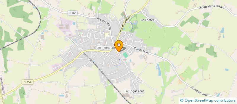 localisation de l'entreprise ASSOCIATION DES PARENTS D'ELEVES DE L'ECOLE PRIVEE MIXTE SAINT PIERRE DE COMMEQUIERS  COMMEQUIERS