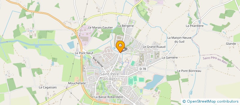 localisation de l'entreprise ASSOCIATION DES PARENTS D'ELEVES DE L'ECOLE PRIVEE SAINTE OPPORTUNE  SAINT-PERE-EN-RETZ