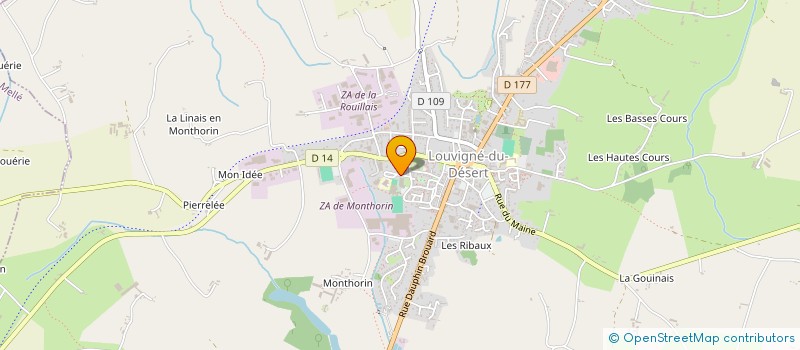 localisation de l'entreprise ASSOCIATION DES PARENTS D'ELEVES DE L'ECOLE PUBLIQUE  LOUVIGNE-DU-DESERT