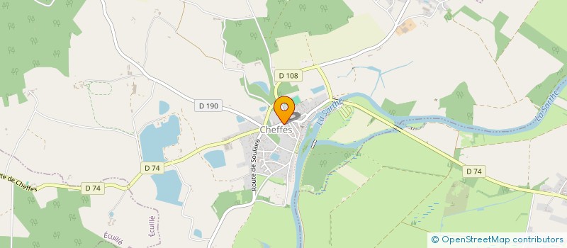 localisation de l'entreprise ASSOCIATION DES PARENTS D'ELEVES DE L'ECOLE PUBLIQUE CAMILLE FASILLEAU  CHEFFES