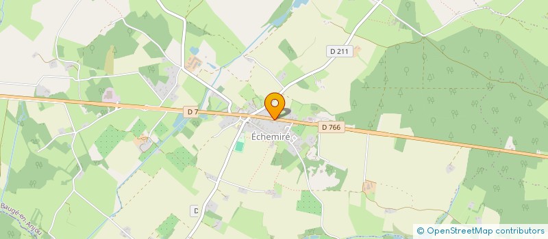 localisation de l'entreprise ASSOCIATION DES PARENTS D'ELEVES DE L'ECOLE PUBLIQUE D'ECHEMIRE à BAUGE-EN-ANJOU