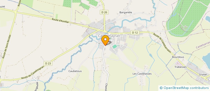 localisation de l'entreprise ASSOCIATION DES PARENTS D'ELEVES DE L'ECOLE PUBLIQUE DE CASTELMAYRAN  CASTELMAYRAN