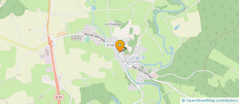 localisation de l'entreprise ASSOCIATION DES PARENTS D'ELEVES DE L'ECOLE PUBLIQUE DE CHAILLAND à CHAILLAND