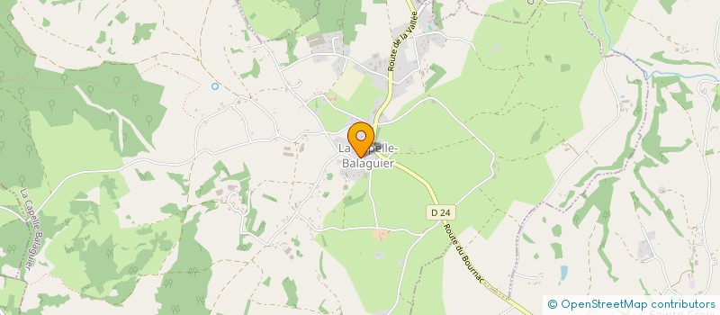 localisation de l'entreprise ASSOCIATION DES PARENTS D'ELEVES DE L'ECOLE PUBLIQUE DE LA CAPELLE BALAGUIER  LA CAPELLE-BALAGUIER