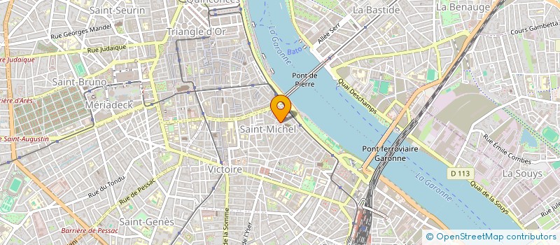 localisation de l'entreprise ASSOCIATION DES PARENTS D'ELEVES DE L'ECOLE PUBLIQUE DE SAINTE-HELENE  BORDEAUX