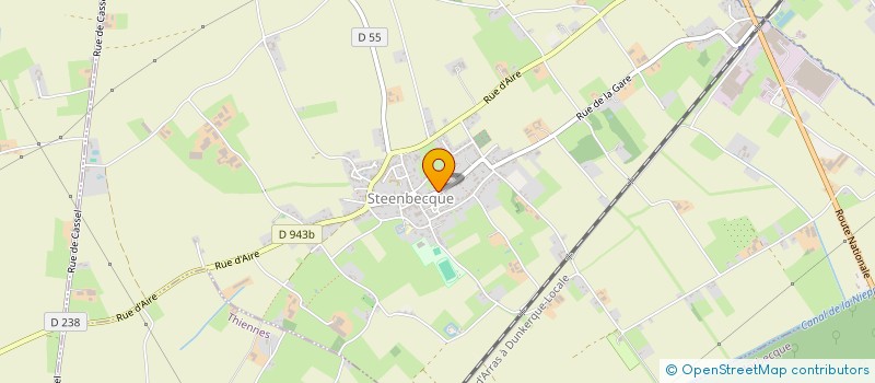 localisation de l'entreprise ASSOCIATION DES PARENTS D ELEVES DE L ECOLE PUBLIQUE DE THIENNES à THIENNES