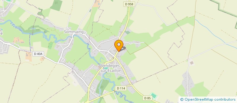 localisation de l'entreprise ASSOCIATION DES PARENTS D'ELEVES DE L'ECOLE PUBLIQUE DE VENDEGIES SUR ECAILLON  VENDEGIES-SUR-ECAILLON