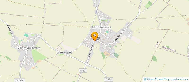 localisation de l'entreprise ASSOCIATION DES PARENTS D'ELEVES DE L'ECOLE PUBLIQUE JACQUES PREVERT DE MONCHECOURT à MONCHECOURT