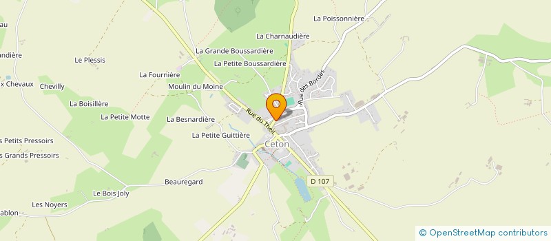 localisation de l'entreprise ASSOCIATION DES PARENTS D'ELEVES DE L'ECOLE PUBLIQUE JEAN MOULIN DE CETON à CETON