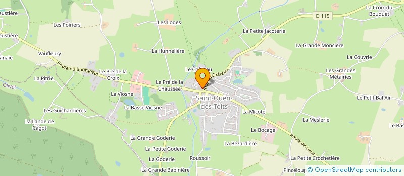 localisation de l'entreprise ASSOCIATION DES PARENTS D'ELEVES DE L'ECOLE PUBLIQUE JULES FERRY  SAINT-PIERRE-LA-COUR