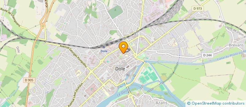 localisation de l'entreprise ASSOCIATION DES PARENTS D'ELEVES DE L'ECOLE ROCKEFELLER à DOLE
