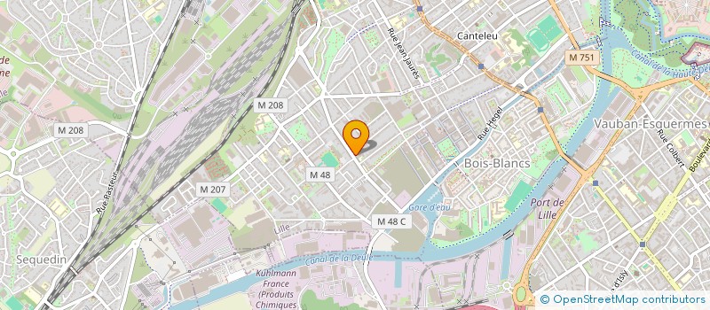 localisation de l'entreprise ASSOCIATION DES PARENTS D ELEVES DE L ECOLE ROGER SALENGRO à LILLE