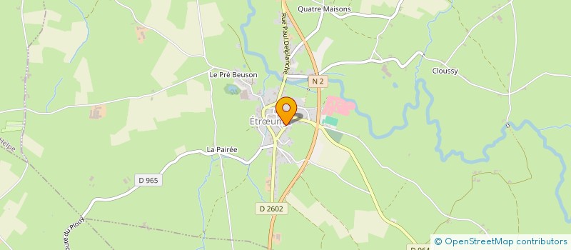 localisation de l'entreprise ASSOCIATION DES PARENTS D'ELEVES DE L'ECOLE SAINT JOSEPH  ETRUNGT