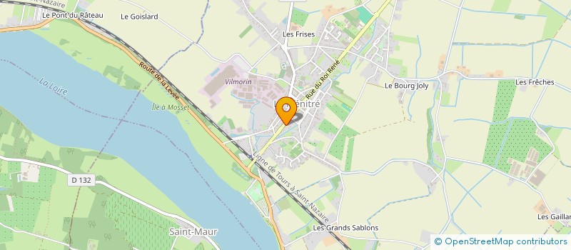 localisation de l'entreprise ASSOCIATION DES PARENTS D'ELEVES DE L'ECOLE SAINTE ANNE LA MENITRE  LA MENITRE