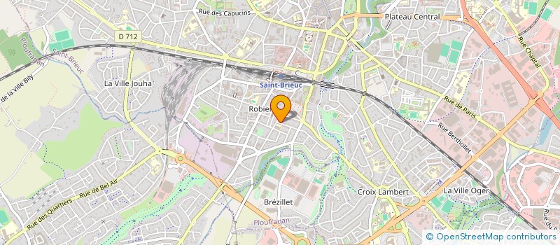 localisation de l'entreprise ASSOCIATION DES PARENTS D'ELEVES DE L'ECOLE SAINTE BERNADETTE à SAINT-BRIEUC