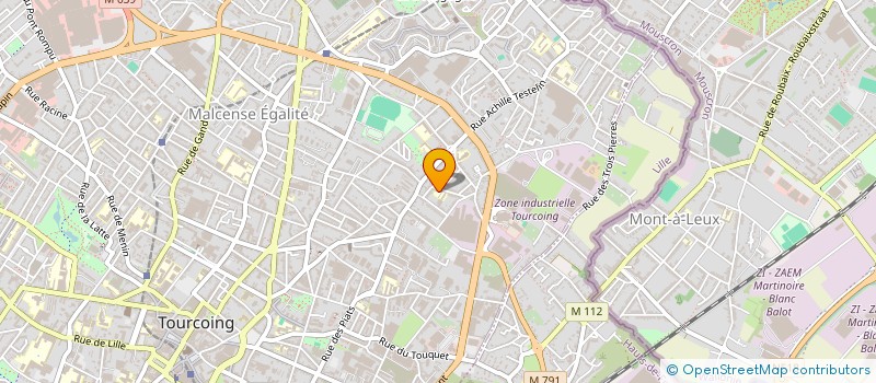 localisation de l'entreprise ASSOCIATION DES PARENTS D ELEVES DE L ECOLE SAINTE-MARIE  TOURCOING