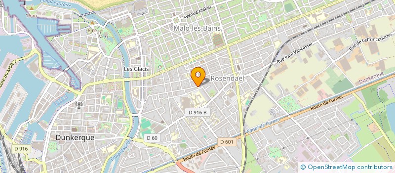 localisation de l'entreprise ASSOCIATION DES PARENTS D'ELEVES DE L'ECOLE VICTOR HUGO DE DUNKERQUE à DUNKERQUE