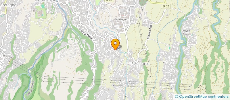 localisation de l'entreprise ASSOCIATION DES PARENTS D'ELEVES DE L'ECOLE YVES BARAU à SAINTE-MARIE