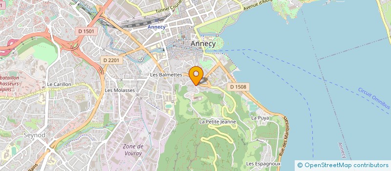 localisation de l'entreprise ASSOCIATION DES PARENTS D'ELEVES DE L'ENSEIGNEMENT DEPARTEMENTALE DE LA HAUTE SAVOIE à ANNECY