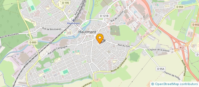 localisation de l'entreprise ASSOCIATION DES PARENTS D ELEVES DE L'ENSEIGNEMENT LIBRE  HAUTMONT