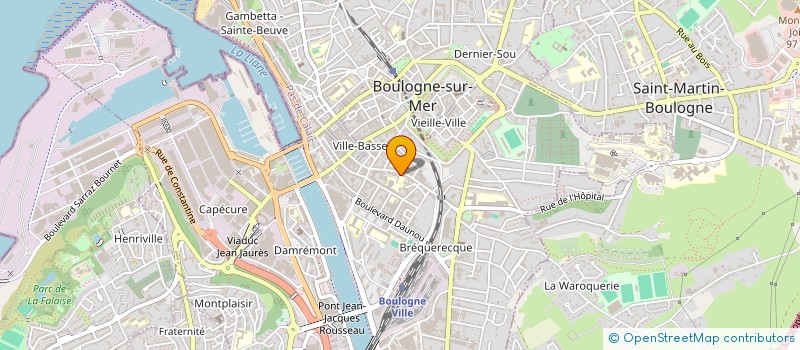 localisation de l'entreprise ASSOCIATION DES PARENTS D'ELEVES DE L'ENSEIGNEMENT LIBRE (A. P. E. L.) DU GROUPE SCOLAIRE SAINTE-THERESE-GODEFROY DE BOU à BOULOGNE-SUR-MER