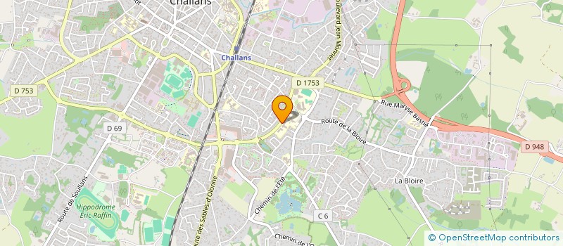 localisation de l'entreprise ASSOCIATION DES PARENTS D'ELEVES DE L'ENSEIGNEMENT LIBRE (APEL) DE L'ALLIANCE à CHALLANS