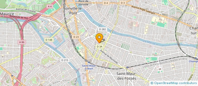 localisation de l'entreprise ASSOCIATION DES PARENTS D'ELEVES DE L'ENSEIGNEMENT LIBRE (APEL) DE L'ECOLE ET DU COLLEGE SAINT-ANDRE à SAINT-MAUR-DES-FOSSES