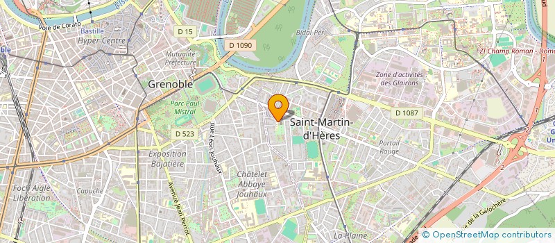 localisation de l'entreprise ASSOCIATION DES PARENTS D'ELEVES DE L'ENSEIGNEMENT LIBRE APEL DE L'ECOLE NOTRE-DAME DE LA DELIVRANDE  SAINT-MARTIN-D'HERES