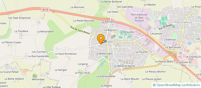 localisation de l'entreprise ASSOCIATION DES PARENTS D'ELEVES DE L'ENSEIGNEMENT LIBRE (APEL) DE L'ECOLE ST MICHEL  BEDEE