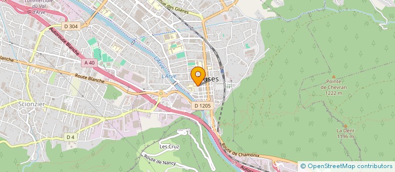 localisation de l'entreprise ASSOCIATION DES PARENTS D'ELEVES DE L'ENSEIGNEMENT LIBRE (APEL) DE L'ENSEMBLE SCOLAIRE CATHOLIQUE DE CLUSES (ES2C)  CLUSES