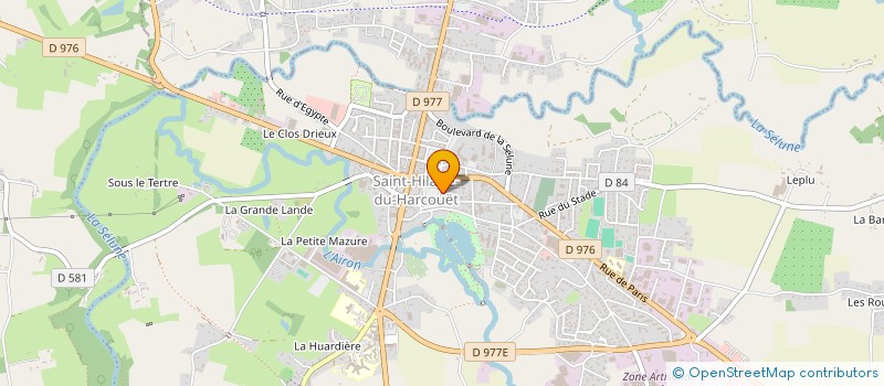 localisation de l'entreprise ASSOCIATION DES PARENTS D' ELEVES DE L'ENSEIGNEMENT LIBRE -APEL- DE L' IMMACULEE CONCEPTION  SAINT-HILAIRE-DU-HARCOUET