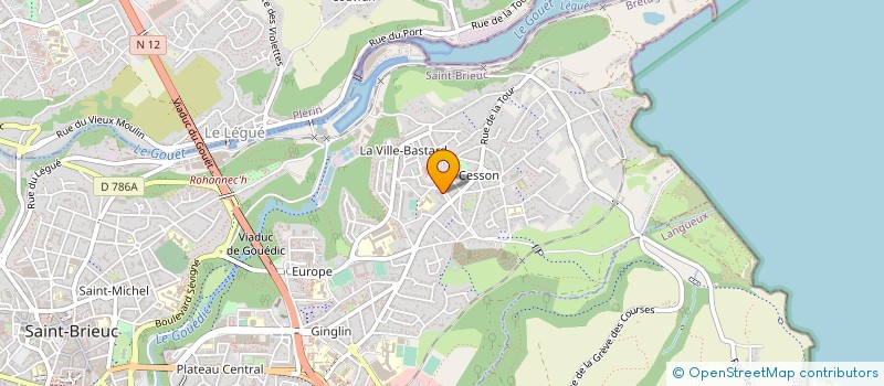 localisation de l'entreprise ASSOCIATION DES PARENTS D ELEVES DE L ENSEIGNEMENT LIBRE APEL DES COTES D ARMOR à SAINT-BRIEUC