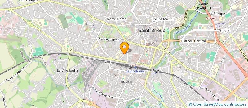 localisation de l'entreprise ASSOCIATION DES PARENTS D'ELEVES DE L'ENSEIGNEMENT LIBRE DE L'ECOLE, COLLEGE, LYCEE SAINT-CHARLES - LA PROVIDENCE (A.P.E à SAINT-BRIEUC