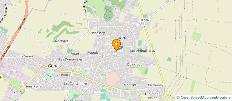 localisation de l'entreprise ASSOCIATION DES PARENTS D'ELEVES DE L'ENSEIGNEMENT LIBRE DE L'ECOLE ET COLLEGE JEANNE D'ARC GENAS-AZIEU à GENAS
