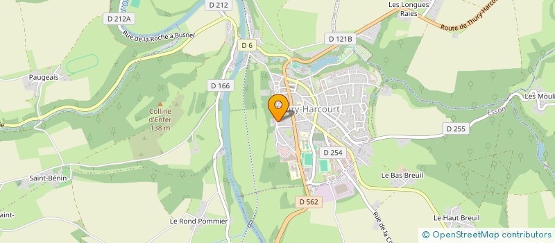 localisation de l'entreprise ASSOCIATION DES PARENTS D'ELEVES DE L'ENSEIGNEMENT LIBRE DE L'ECOLE ET COLLEGE NOTRE-DAME A THURY-HARCOURT  THURY-HARCOURT-LE-HOM