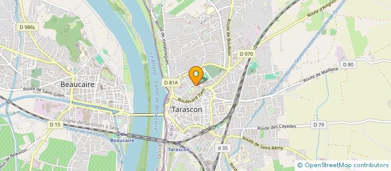 localisation de l'entreprise ASSOCIATION DES PARENTS D'ELEVES DE L'ENSEIGNEMENT LIBRE DE L'ECOLE ET COLLEGE PRIVES CATHOLIQUES SAINTE MARTHE  TARASCON