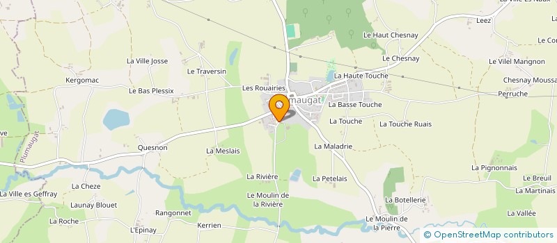 localisation de l'entreprise ASSOCIATION DES PARENTS D'ELEVES DE L'ENSEIGNEMENT LIBRE DE L'ECOLE MIXTE LE SACRE-COEUR DE PLUMAUGAT  PLUMAUGAT