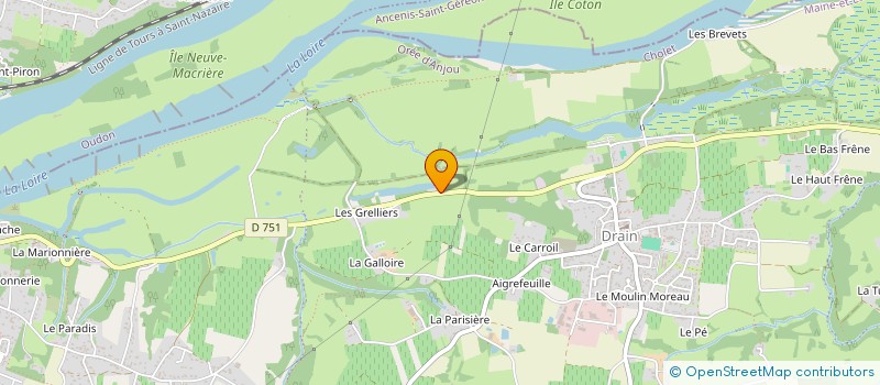 localisation de l'entreprise ASSOCIATION DES PARENTS D'ELEVES DE L'ENSEIGNEMENT LIBRE DE L'ECOLE SAINT MARTIN à MONTREVAULT-SUR-EVRE